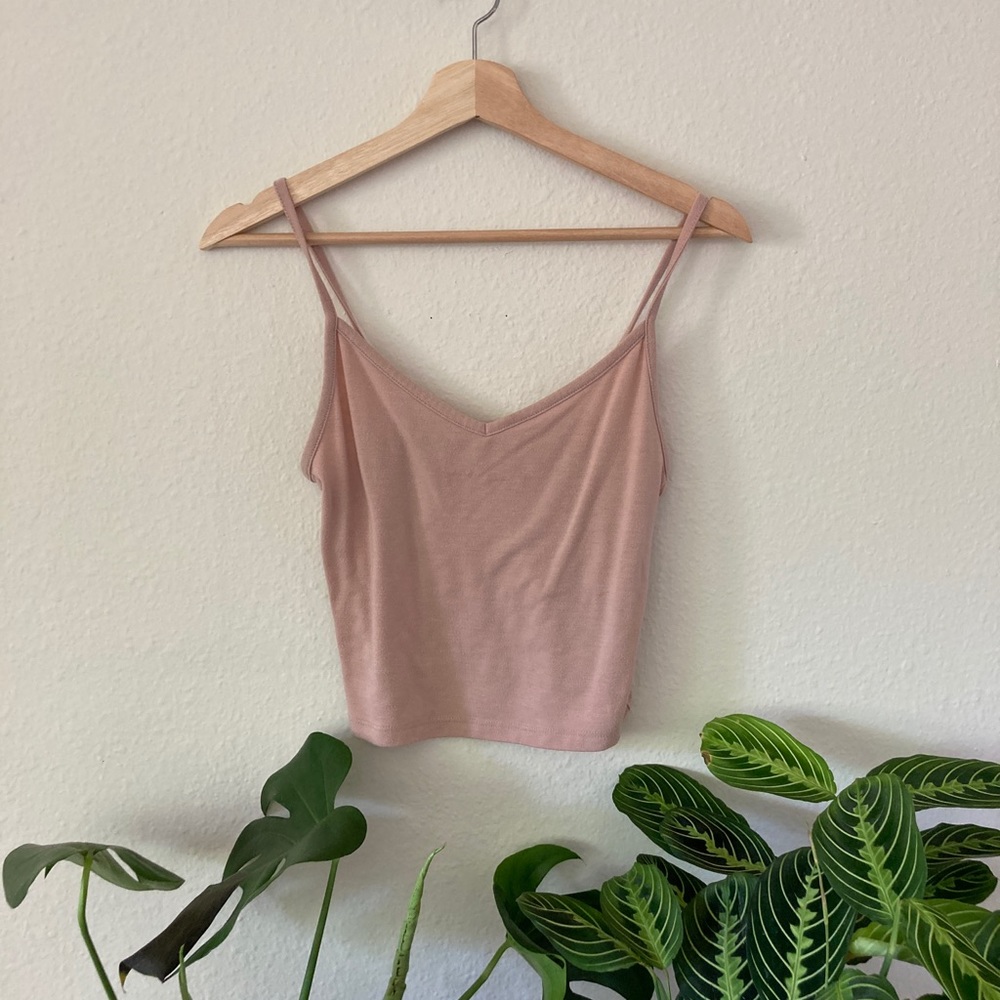 Forever 21 pastel pink tank top